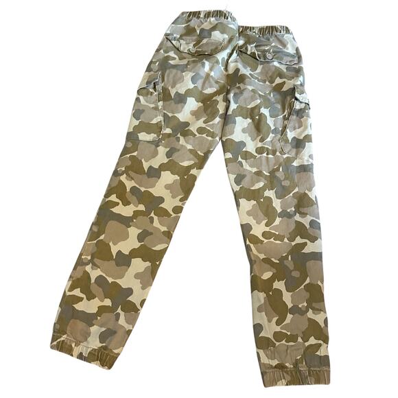 Vintage Airwalk Pants Camo Cargo Skater Tapered Drawstrings Mens Med Adjustable - Picture 2 of 4